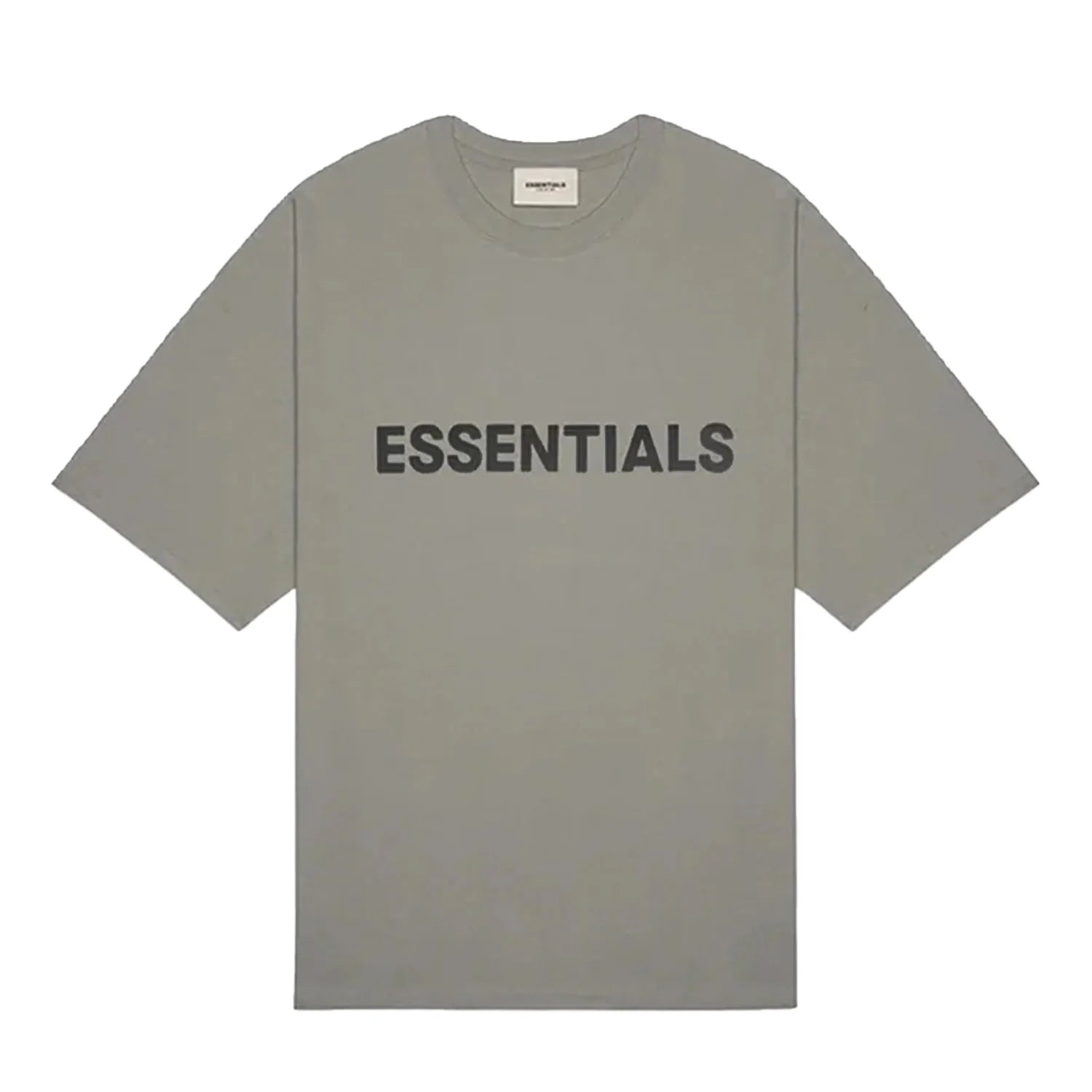 Fear of God Essentials Applique Logo T-Shirt Cement - Mentastore