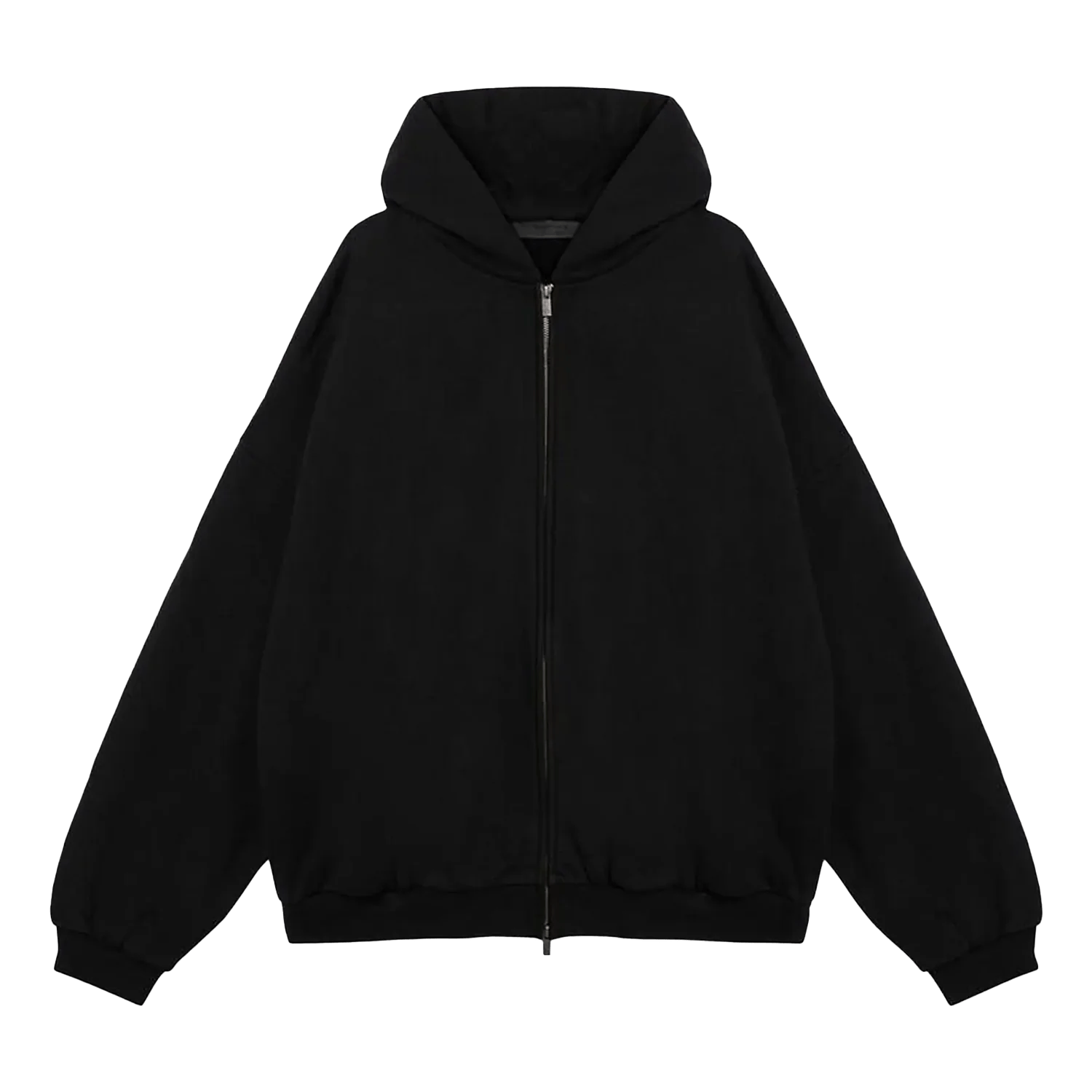 Fear Of God Essentials Black State Zip - Up Hoodie -  - Mentastore