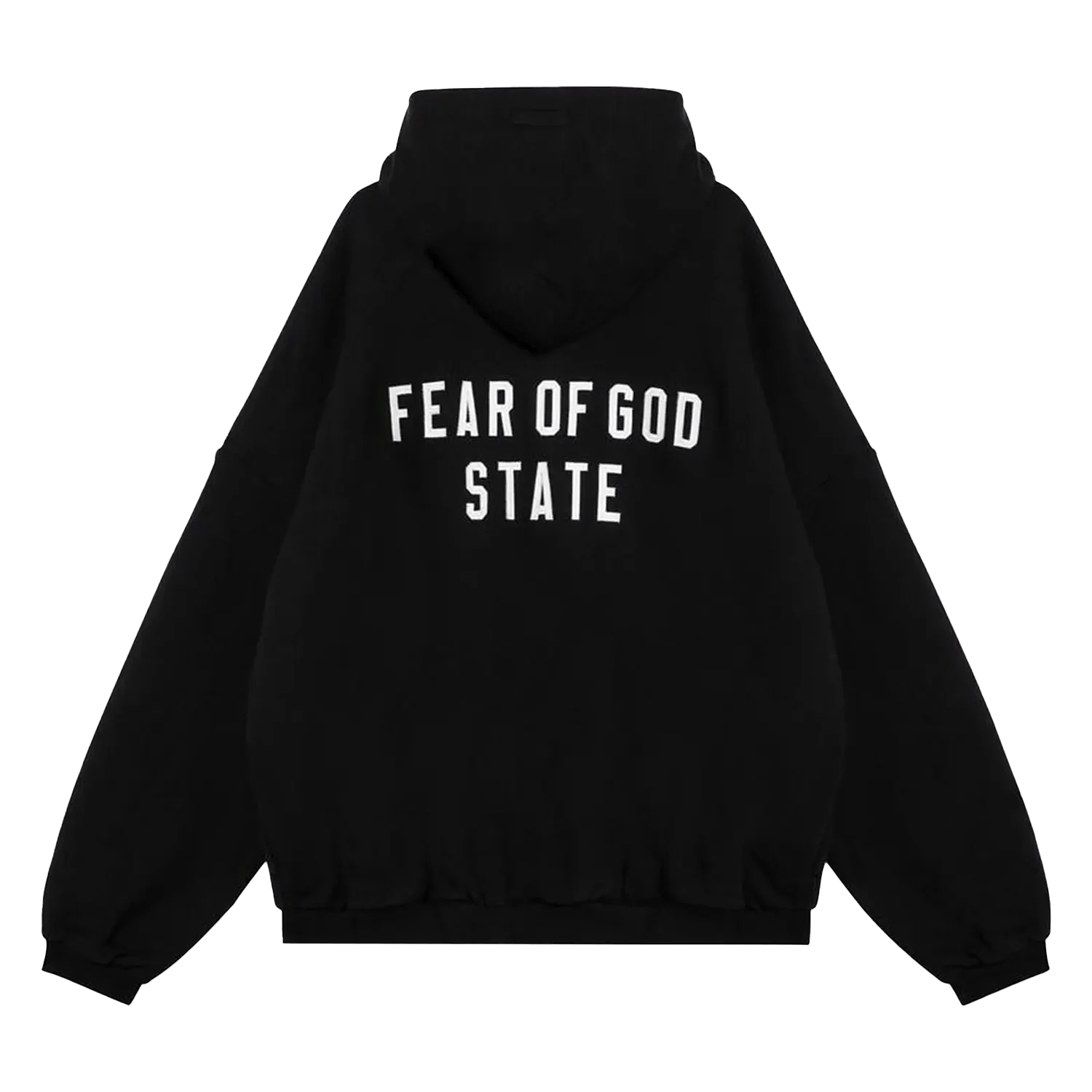 Fear Of God Essentials Black State Zip - Up Hoodie -  - Mentastore