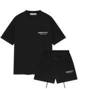 Fear of God Essentials Jet Black Summer Set