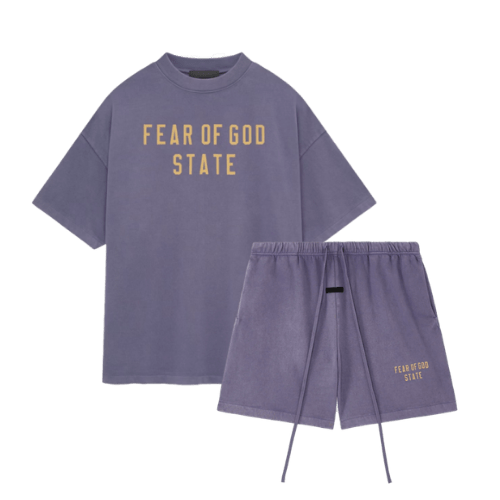Fear of God Essentials Lavender Summer Set -  - Mentastore