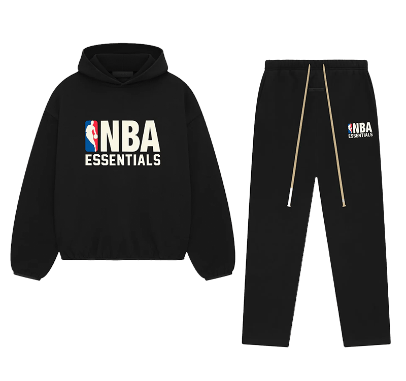 Fear of God Essentials NBA Black Full Set FW24 - Mentastore