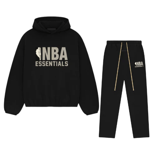 Fear of God Essentials NBA Black Grey Full Set SS25 - Mentastore