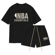 Fear of God Essentials NBA Black Grey Summer Set