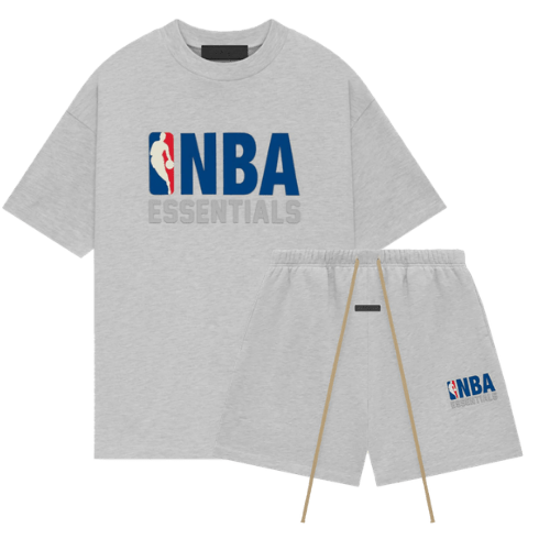 Fear of God Essentials NBA Light Heather Summer Set -  - Mentastore