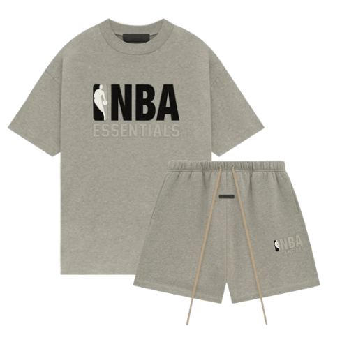 Fear of God Essentials NBA Warm Heather Summer Set -  - Mentastore