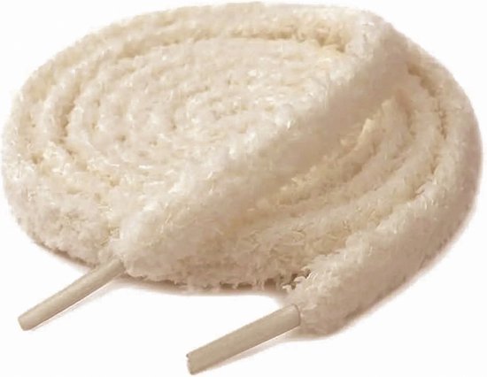 Fluffy laces Cream 120 cm -  - Mentastore