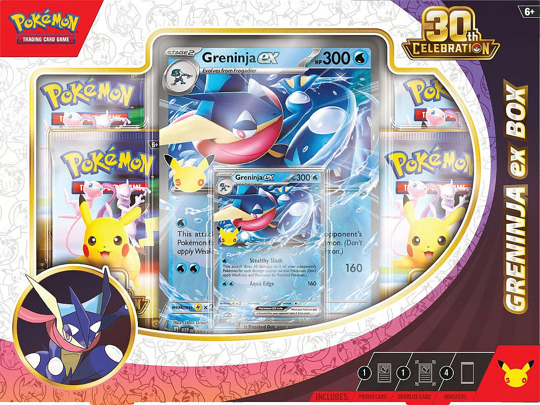 Pokémon 30th Celebration - Greninja-ex Box