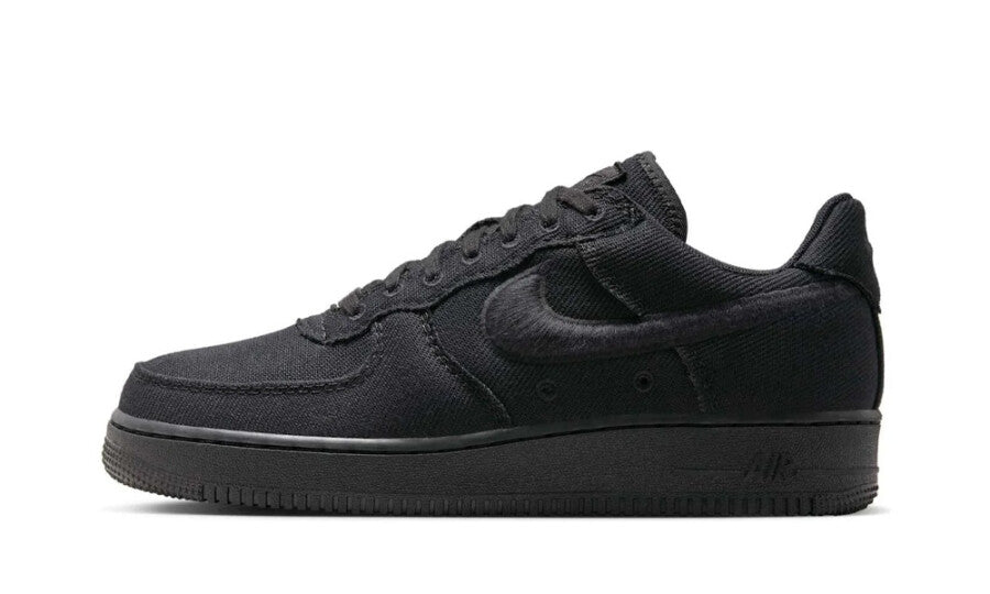 Nike Air Force 1 Low Triple Black Canvas