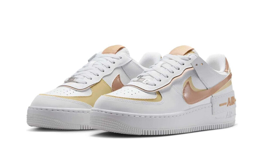 Nike Air Force 1 Low Shadow White Team Gold Rattan (Women's)
