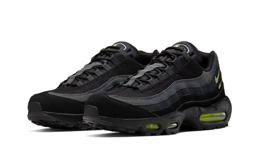 Nike Air Max 95 Retro Logo Black Grey Volt