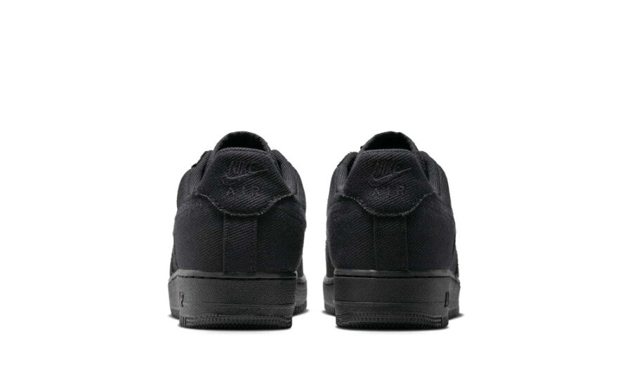 Nike Air Force 1 Low Triple Black Canvas