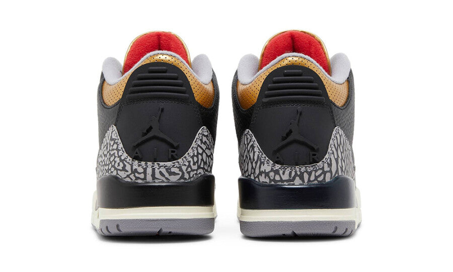 Jordan 3 Retro Black Cement Gold