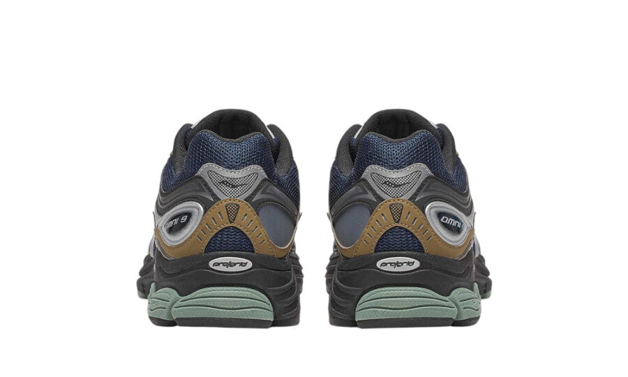 Saucony ProGrid Omni 9 Tomorrow, Meet Yesterday Pack Brown Navy