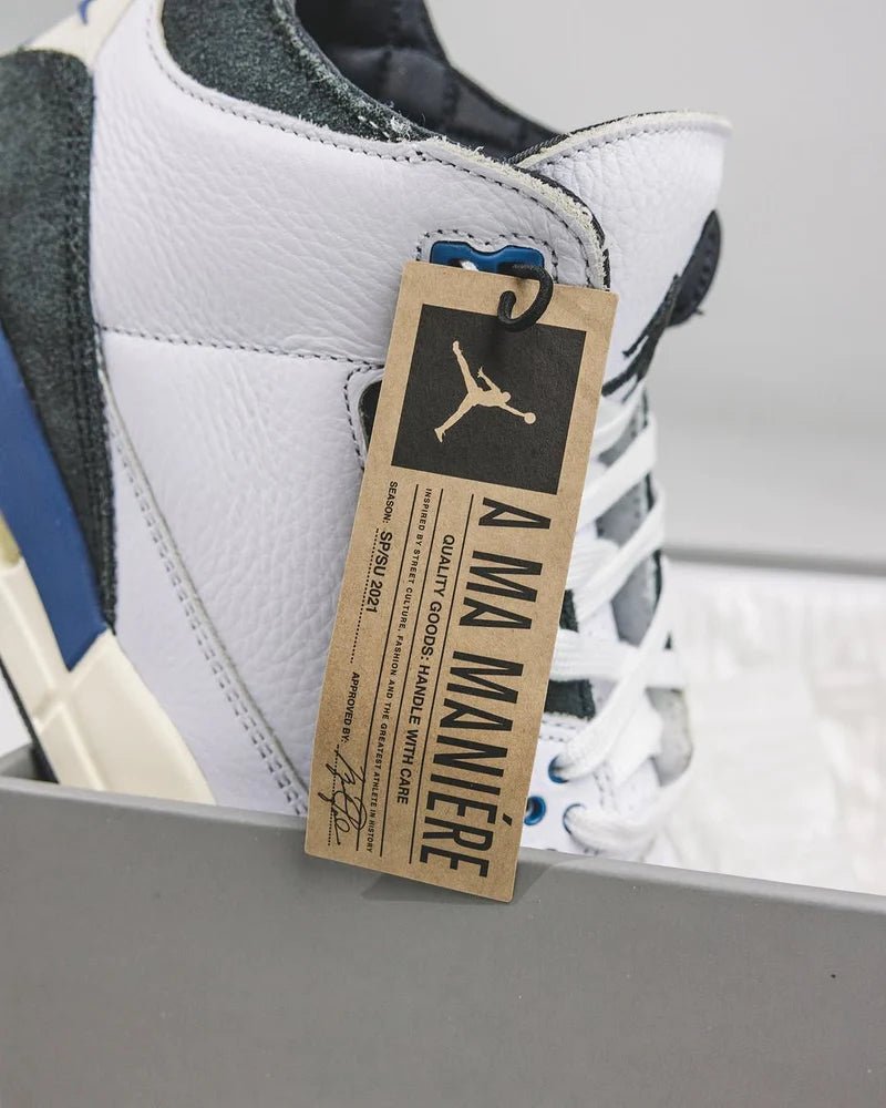 Jordan 3 retro OG sp a ma maniére diffused blue diffused blue - Mentastore