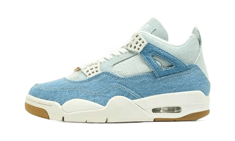 asika　4口 Jordan 4 Retro TEX Denim Albastru uzat (W) (IB6716-100)
