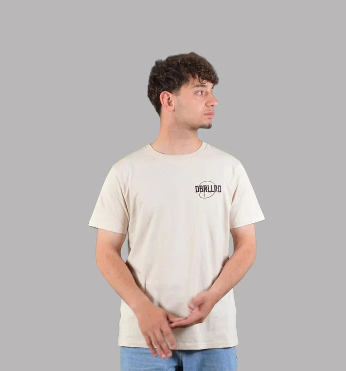 LETTERS DBRLLRD REGULAR TEE Sand - Mentastore