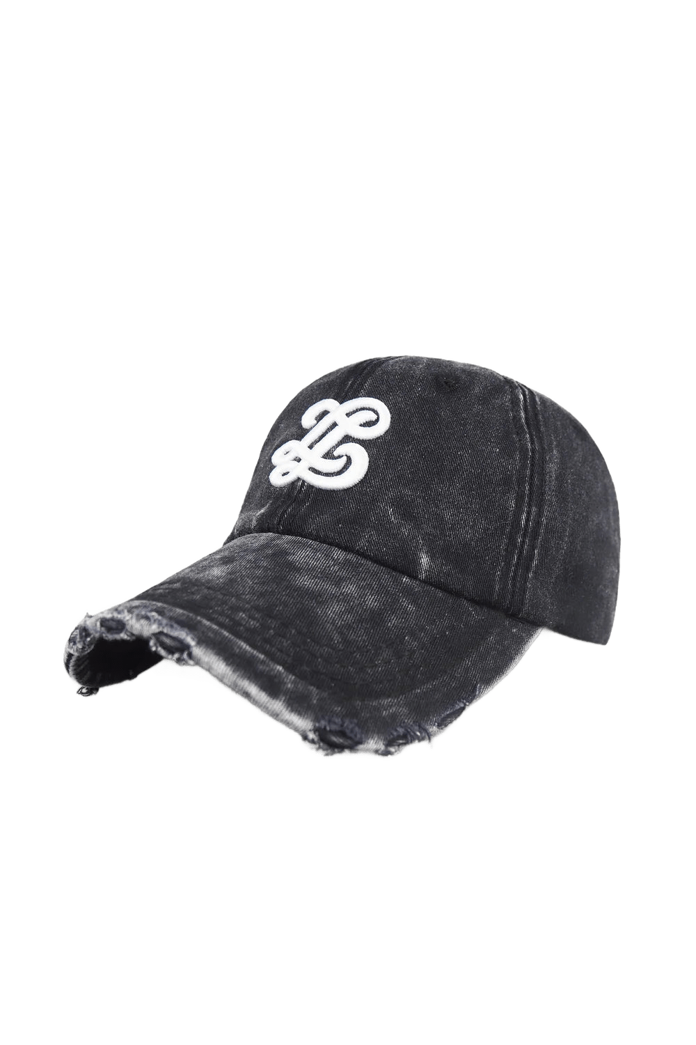 Lueur - Distressed Washed Black Cap -  - Mentastore