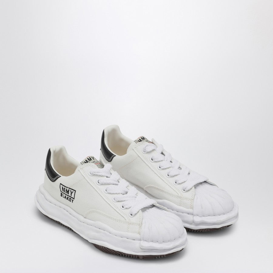 Maison Mihara Yasuhiro Blakey OG Sole Canvas Low White - A08FW735 - Mentastore