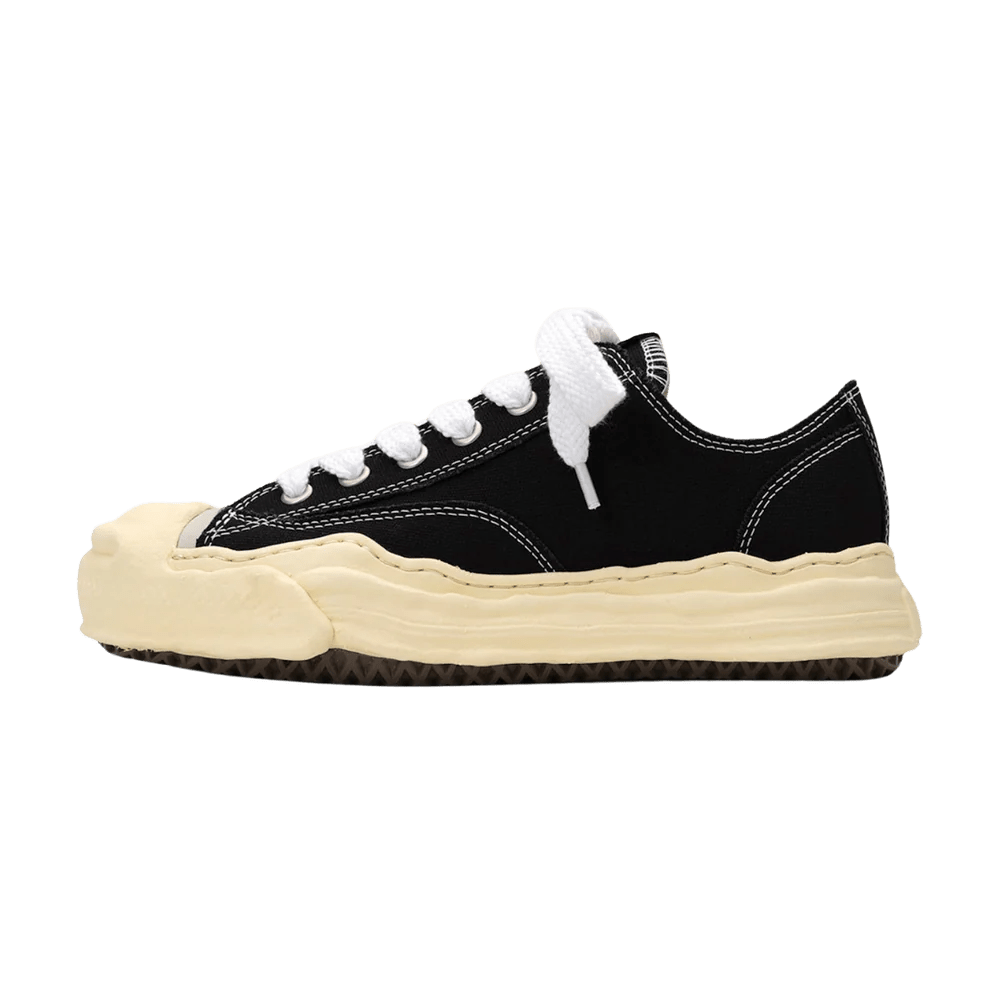 Maison Mihara Yasuhiro Hank Vintage Sole Canvas Low Black - A09FW734-BLK - Mentastore