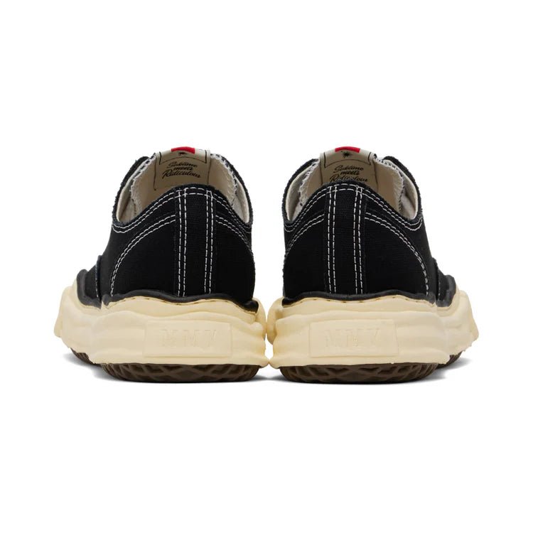 Maison Mihara Yasuhiro Hank Vintage Sole Canvas Low Black - A09FW734-BLK - Mentastore