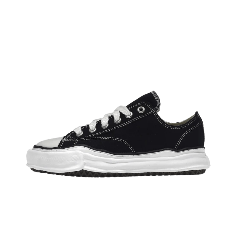 Maison Mihara Yasuhiro Peterson Og Sole Canvas Low Black (A01FW702