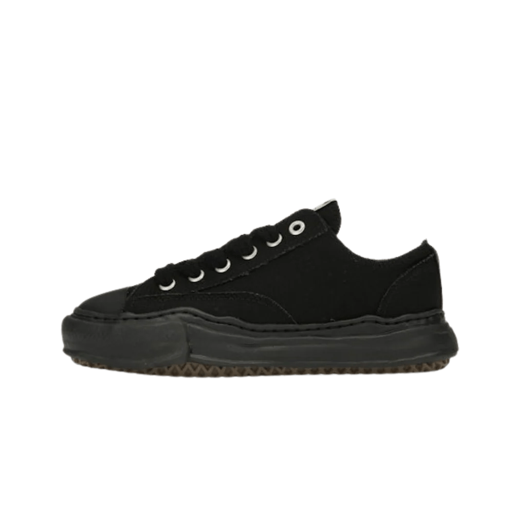 Maison Mihara Yasuhiro Peterson OG Sole Canvas Low Black Black - A01FW702-BLKBLK - Mentastore