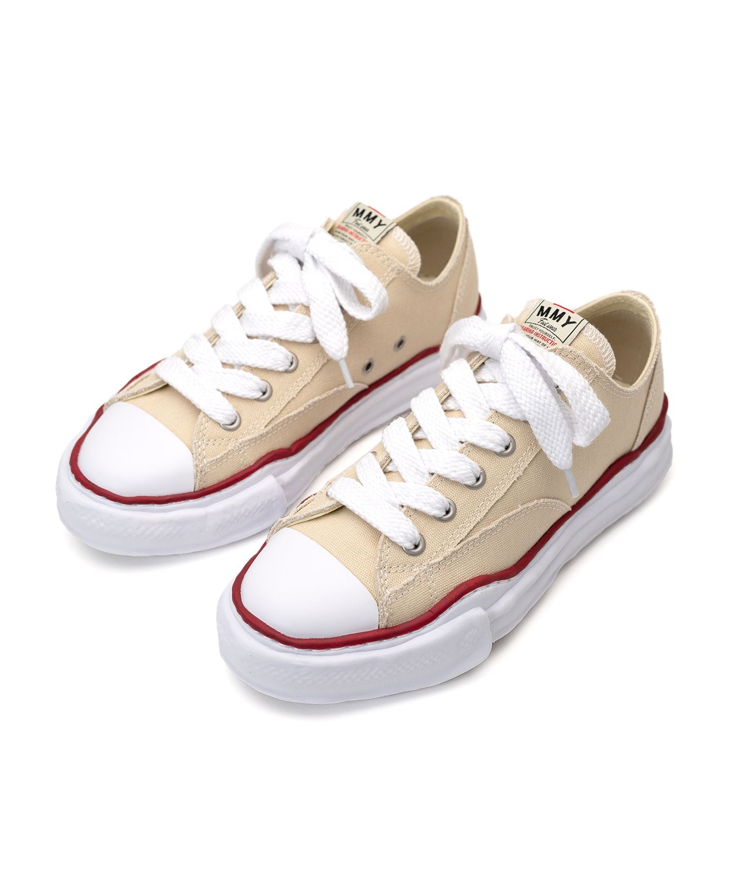 Maison Mihara Yasuhiro Peterson OG Sole Canvas Low Natural - A04FW729 - Mentastore