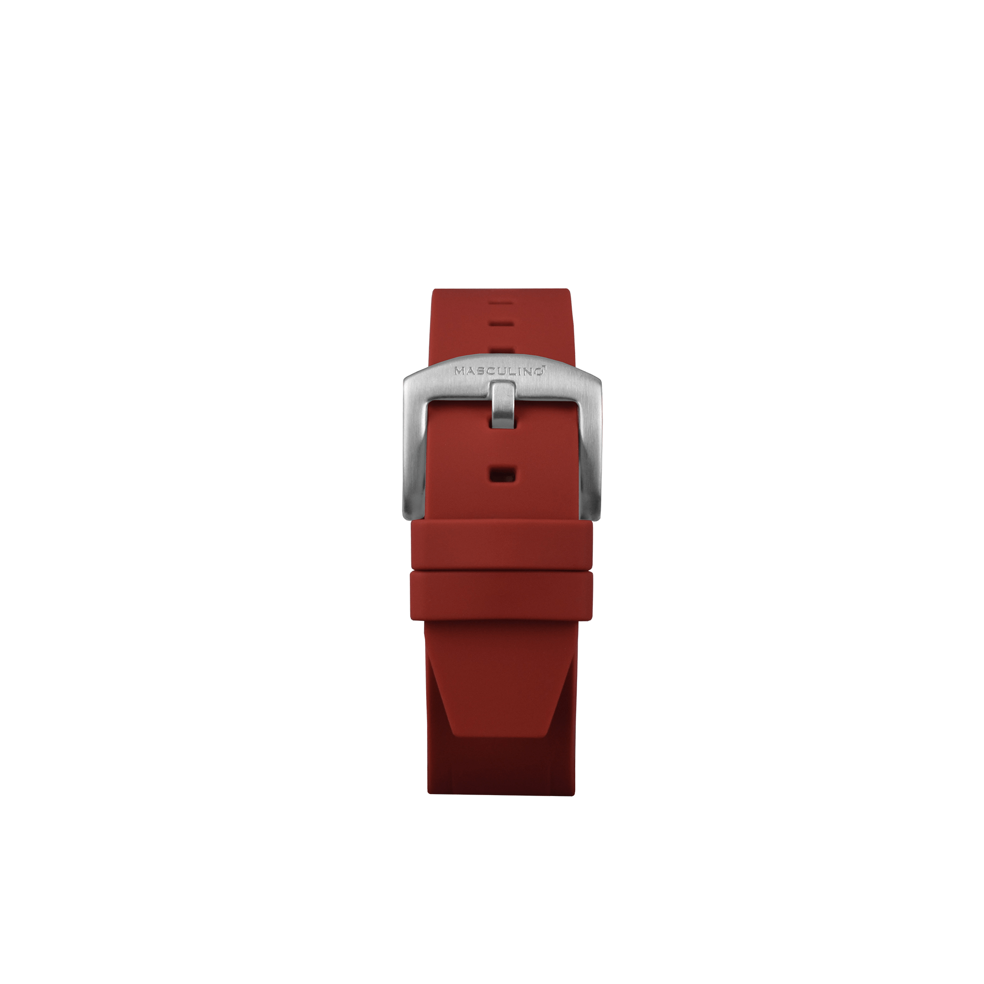 Masculino - Red strap Steel - Mentastore