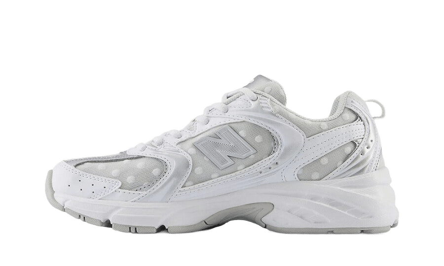New Balance 530 Silver Metallic Polka Dots - U530HFW - Mentastore