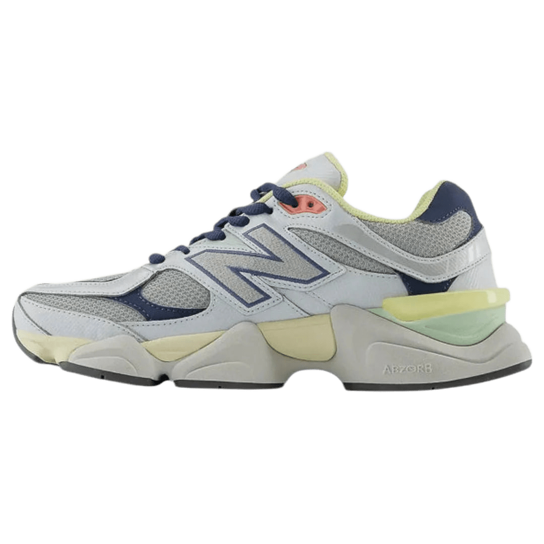 New Balance 9060 Grey/Yellow/Navy - U9060TMB - Mentastore