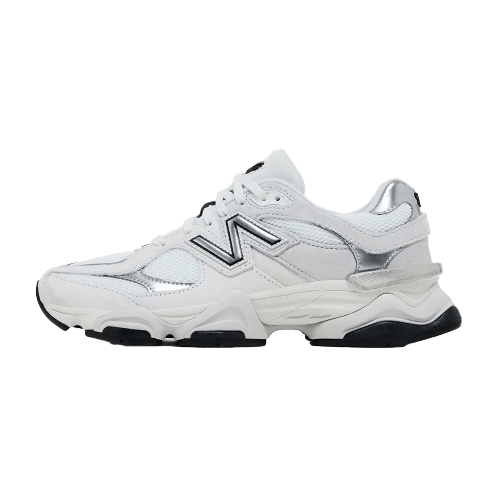 New Balance 9060 White Black Metallic Silver - U9060JRB - Mentastore