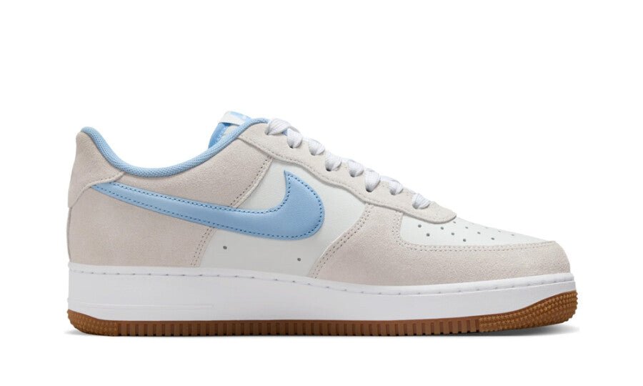 Nike Air Force 1 Low '07 LV8 Photon Dust White Gum Medium Brown Psychic Blue - IB6388-002 - Mentastore