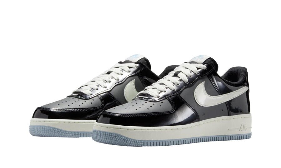 Nike Air Force 1 Low Black Iron Grey Patent - IB7676-001 - Mentastore
