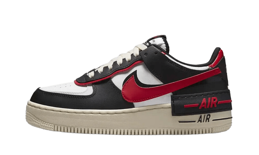 Nike Air Force 1 Low Shadow Summit White University Red Black (Women's) - DR7883-102 - Mentastore