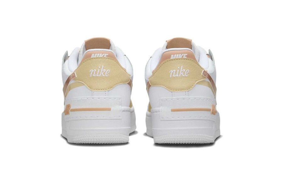 Nike Air Force 1 Low Shadow White Team Gold Rattan (Women's) - DZ1847-111 - Mentastore