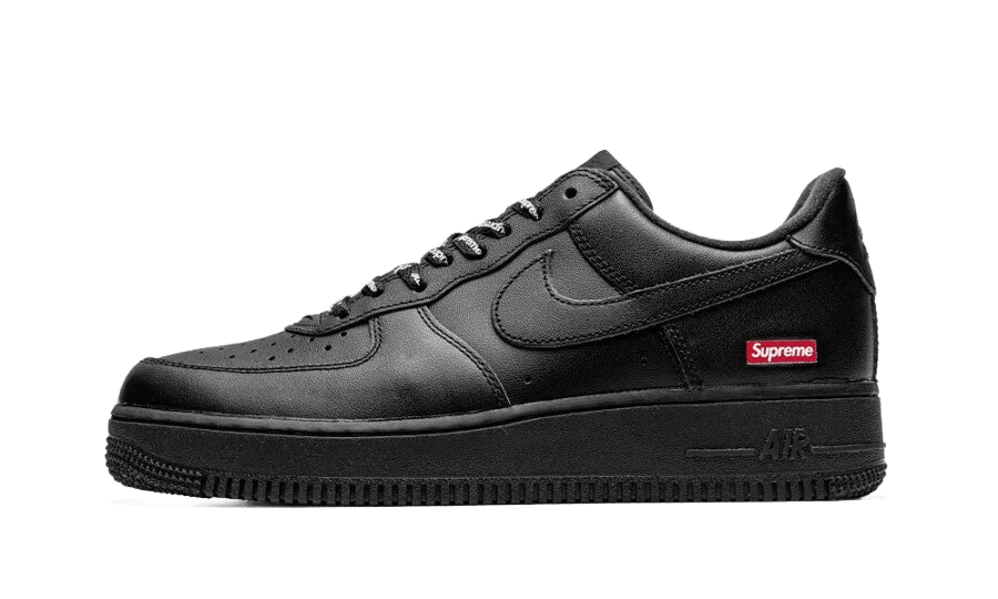 Nike Air Force 1 Low Supreme Black - CU9225-001 - Mentastore