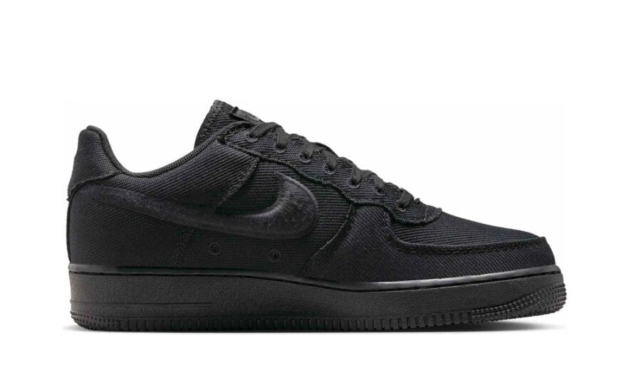 Nike Air Force 1 Low Triple Black Canvas - HV1204-002 - Mentastore