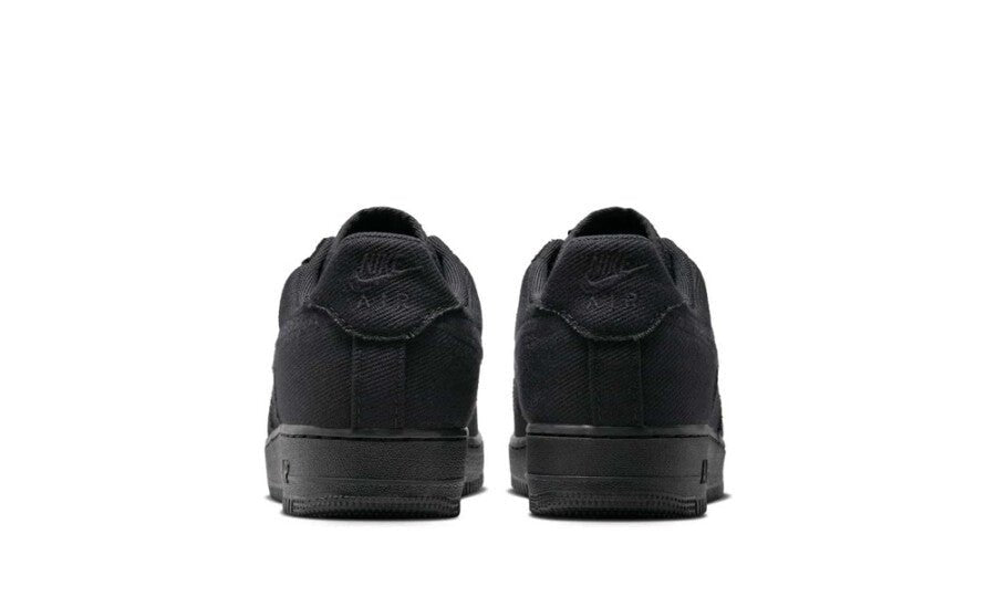 Nike Air Force 1 Low Triple Black Canvas - HV1204-002 - Mentastore