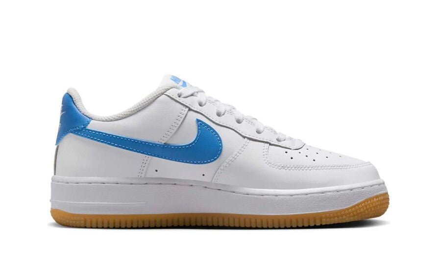 Nike Air Force 1 Low White Gum Light Brown Blue Beyond (GS) - FV5948-115 - Mentastore