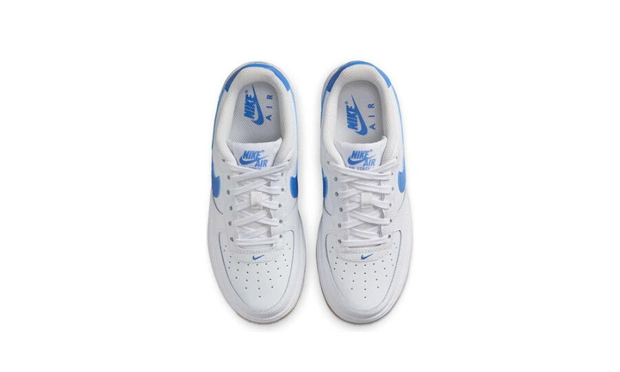Nike Air Force 1 Low White Gum Light Brown Blue Beyond (GS) - FV5948-115 - Mentastore