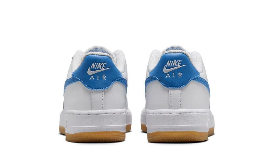 Nike Air Force 1 Low White Gum Light Brown Blue Beyond (GS) - FV5948-115 - Mentastore
