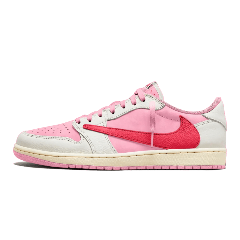 Nike Air Jordan 1 Retro Low OG SP Travis Scott Sail Tropical Pink - IQ7604-101 - Mentastore