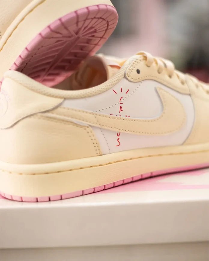 Nike Air Jordan 1 Retro Low OG SP Travis Scott Shy Pink - IQ7604-100 - Mentastore