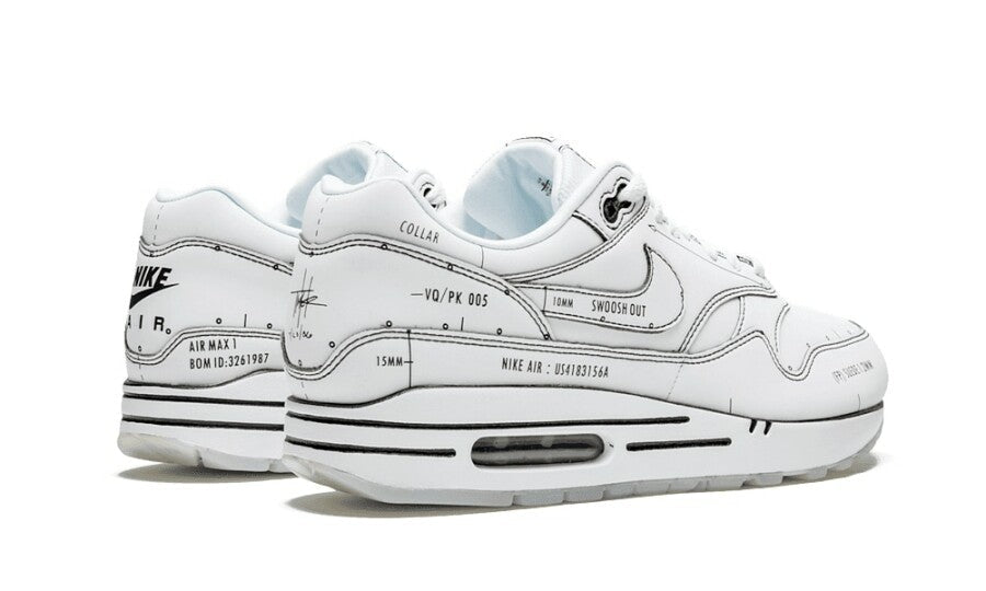 Nike Air Max 1 Tinker Schematic - CJ4286-100 - Mentastore