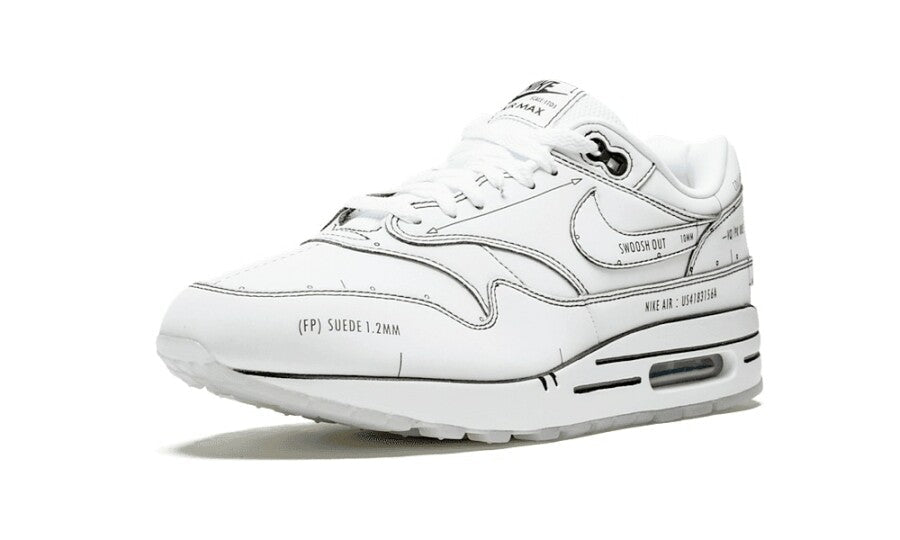 Nike Air Max 1 Tinker Schematic - CJ4286-100 - Mentastore