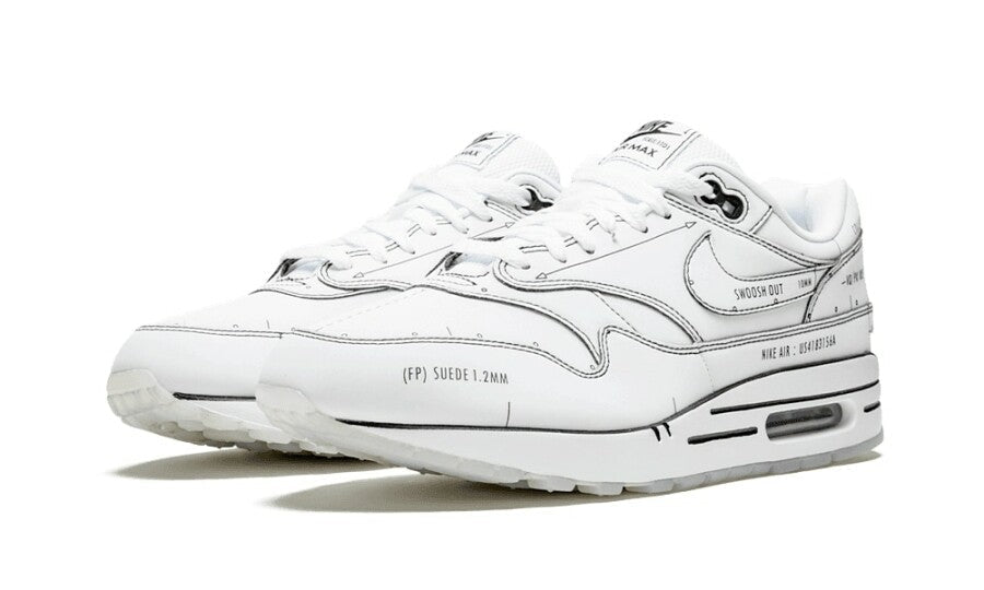 Nike Air Max 1 Tinker Schematic - CJ4286-100 - Mentastore