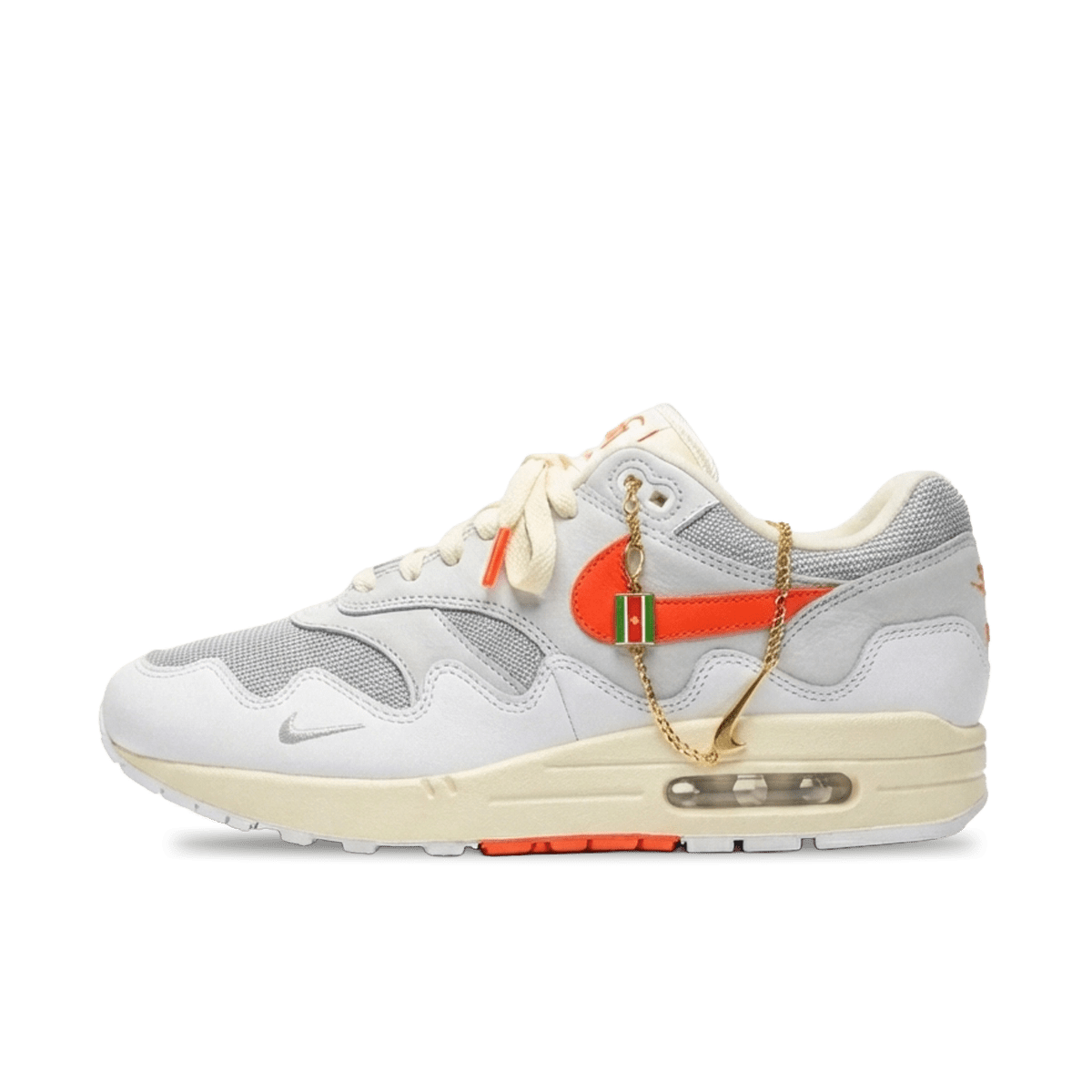 Nike Air Max 1 x Patta white & Hyper Crimson - II7055-100 - Mentastore