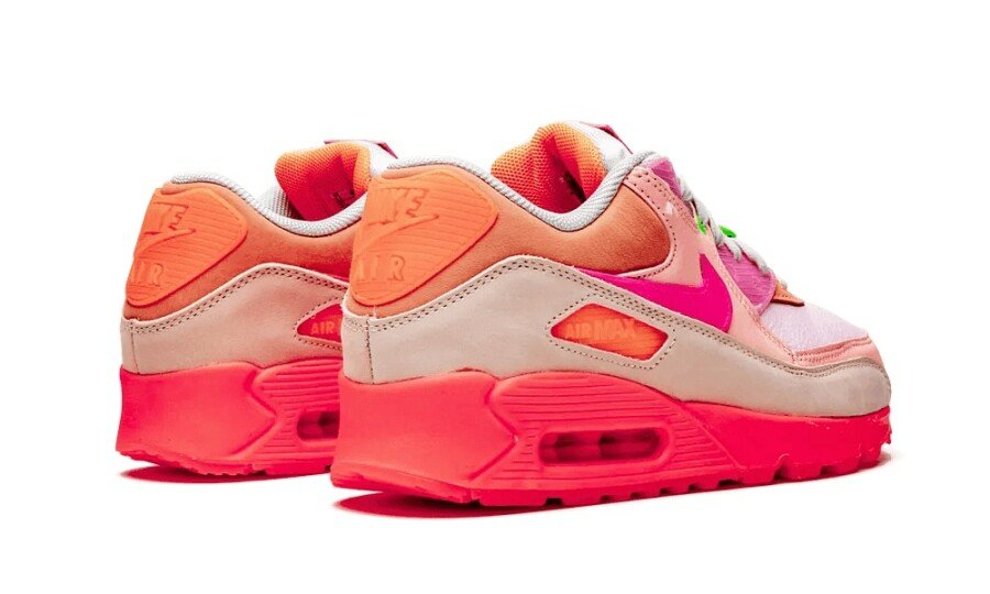 Nike Air Max 90 PRM Platinum Crimson/Bright Purple (Women's) - CT3449-600 - Mentastore