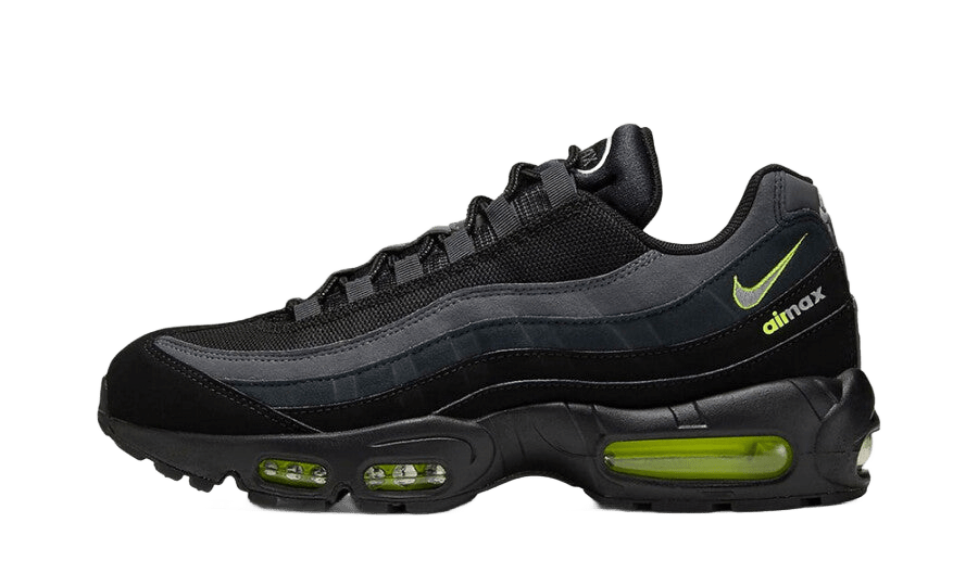 Nike Air Max 95 Retro Logo Black Grey Volt - CV1635-002 - Mentastore